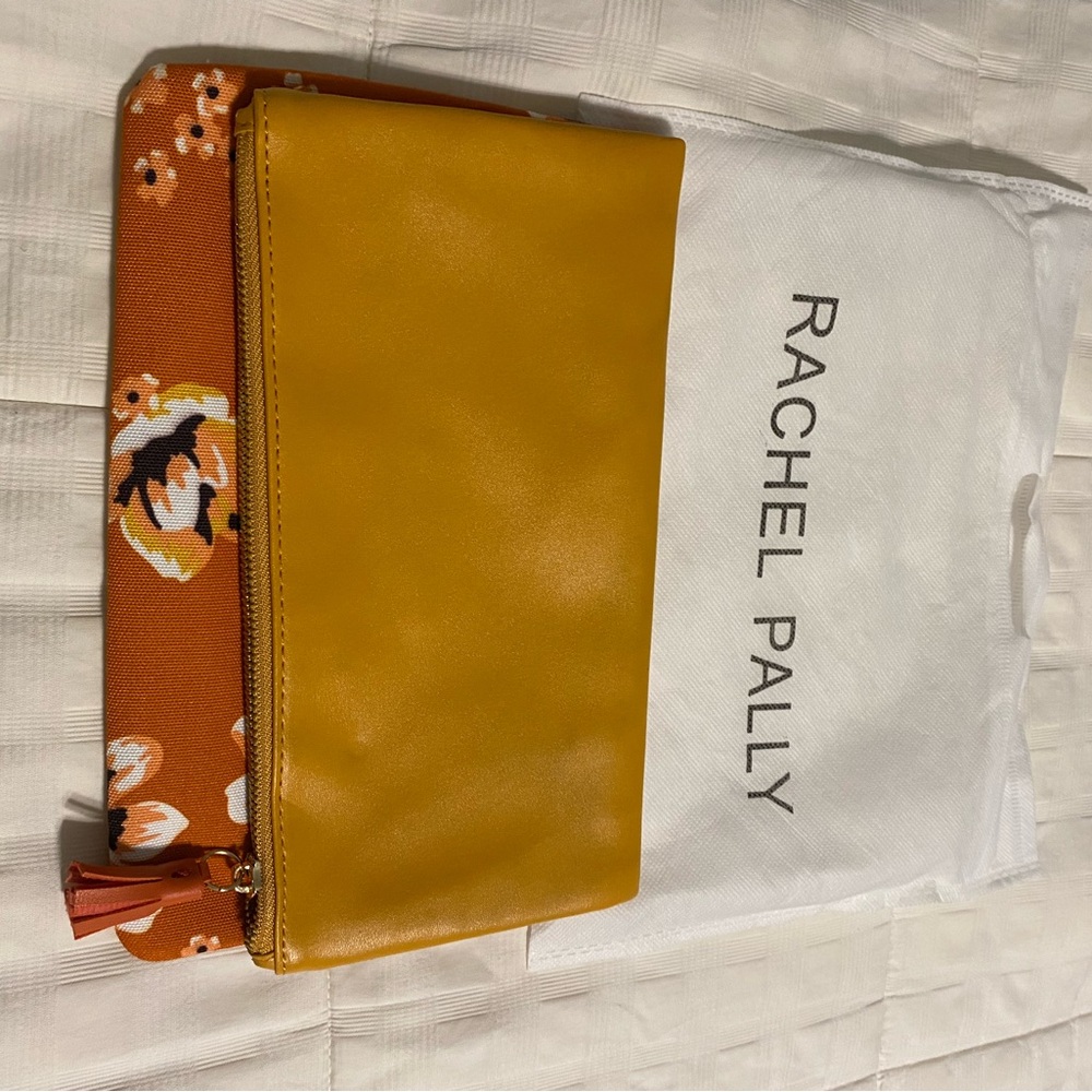 Rachel Pally Yellow and Orange Floral Clutch